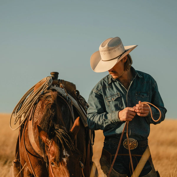 Stetson Baker 20X Straw Cowboy Hat