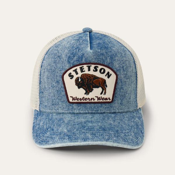 stetson Bison Patch Trucker Hat