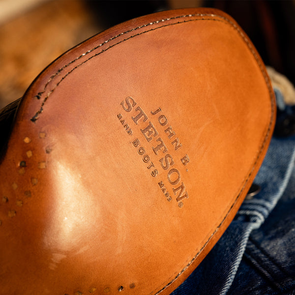 Stetson Black Falls Alligator Cowboy Boot