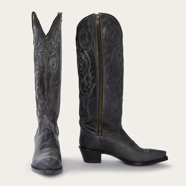 stetson Blair Corded Side Zip Cowboy Boot