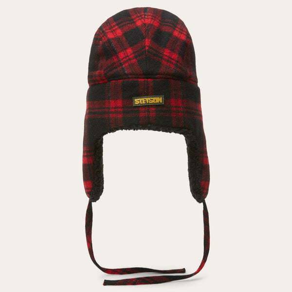 Stetson Bomber Cap Shadow Plaid