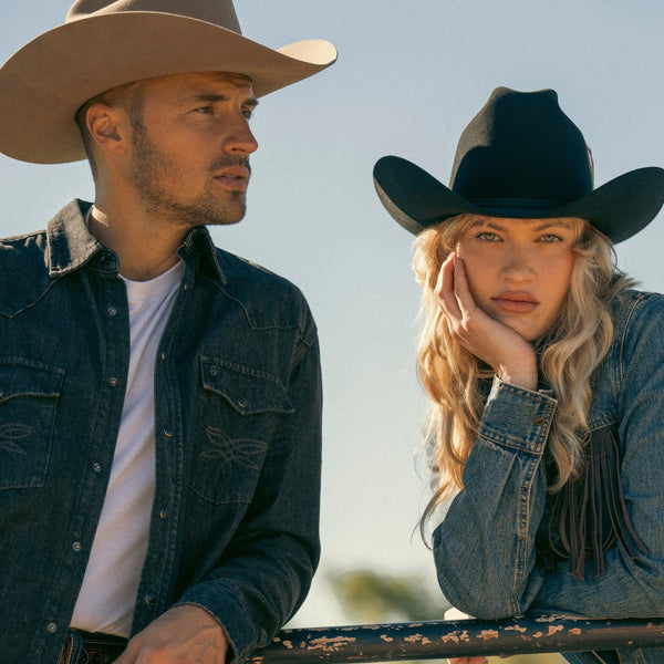 Stetson Boot Stitch Denim Shirt