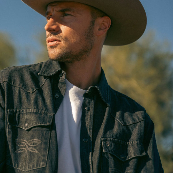 Stetson Boot Stitch Denim Shirt