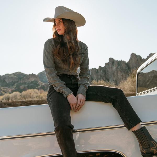 Stetson Boyfriend Fit Denim Shirt
