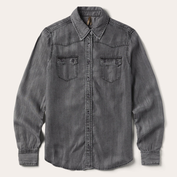 stetson Boyfriend Fit Denim Shirt
