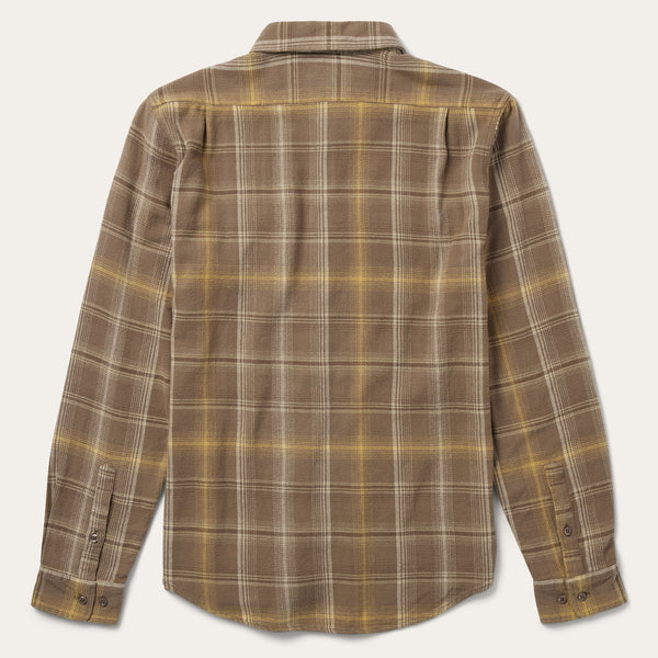 Stetson Brown Flannel Button-Front Shirt