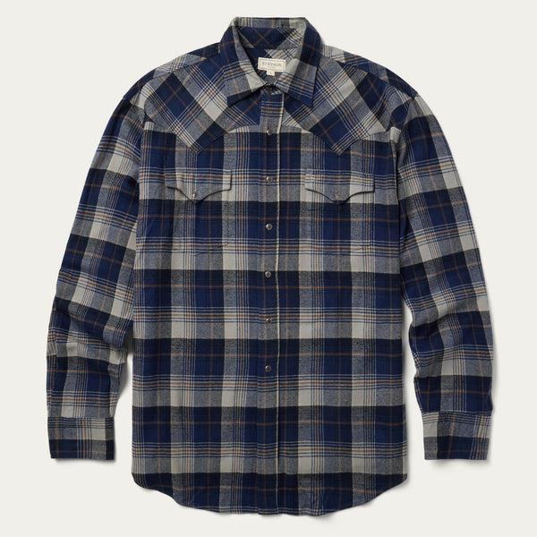 stetson Brushed Flannel Western Shirt
