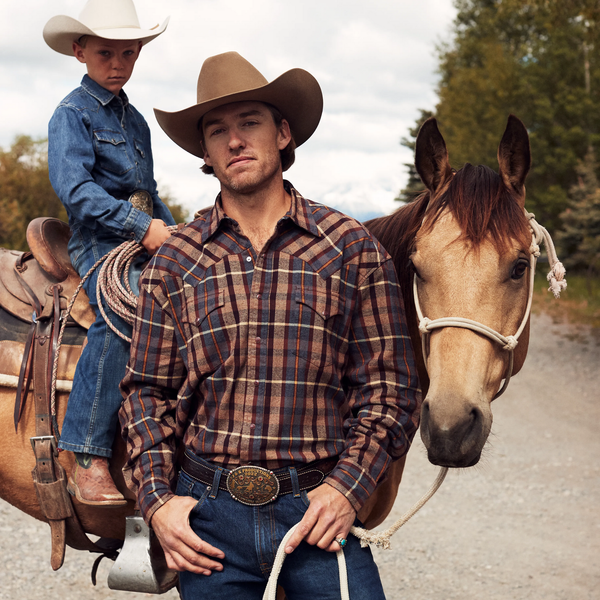 Stetson Brushed Flannel Western Shirt