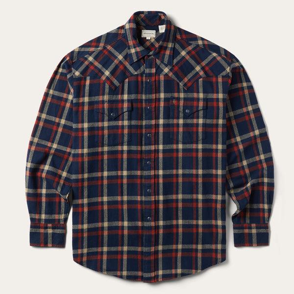 stetson Brushed Twill Plaid Shirt
