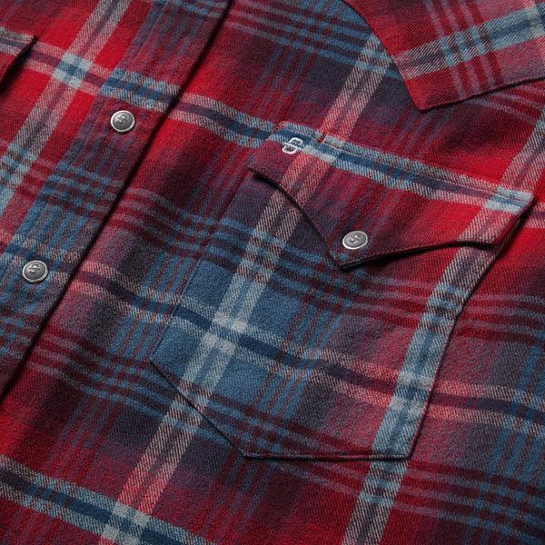 Stetson Brushed Twill Plaid Western Shirt