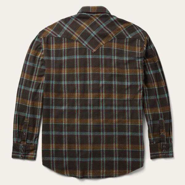 Stetson Brushed Twill Plaid Western Shirt