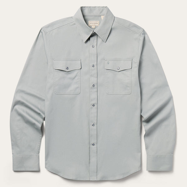 stetson Brushed Twill Western Shirt