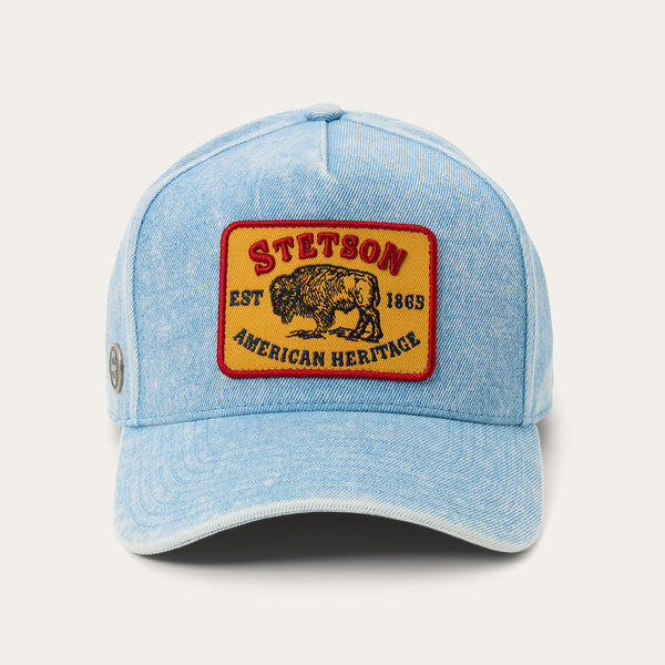 stetson Buffalo Patch Trucker Hat