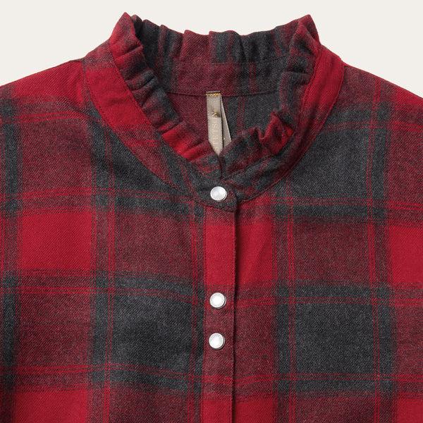 Stetson Buffalo Plaid Prairie Shirt Dress