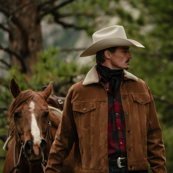 Stetson Buffalo Plaid Western Shirt