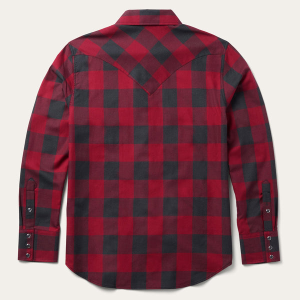 Stetson Buffalo Plaid Western Shirt