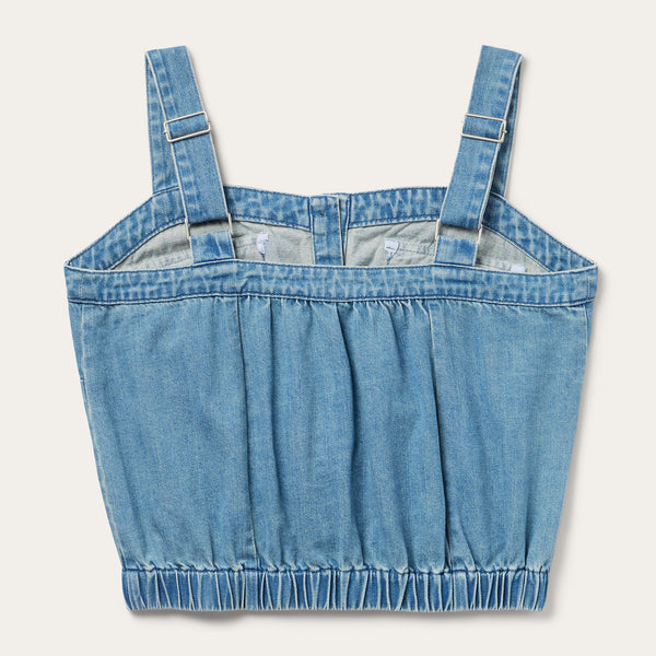Stetson Button Front Denim Tank Top