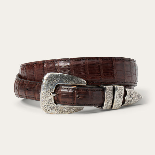 stetson Caiman Tapered Belt
