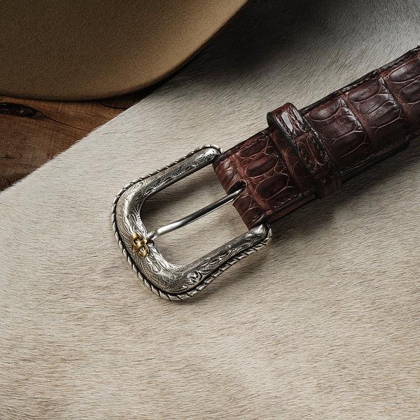 Stetson Caiman Western Tab Belt