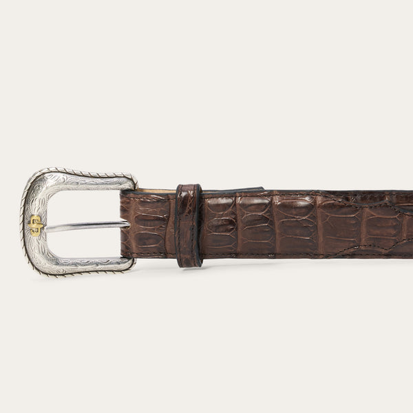 Stetson Caiman Western Tab Belt