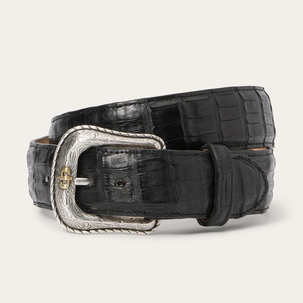 stetson Caiman Western Tab Belt