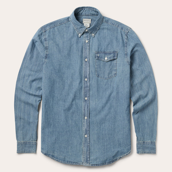 stetson Chambray Button-Down Shirt