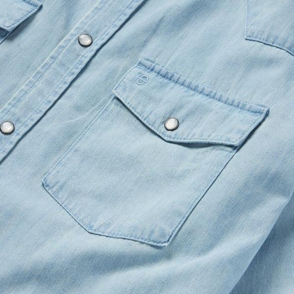 Stetson Chambray Oxford Western Shirt