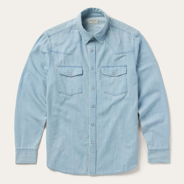 stetson Chambray Oxford Western Shirt