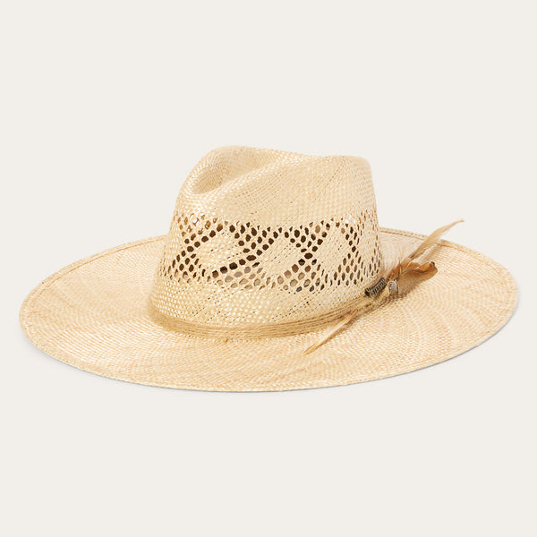 Stetson Chorus Straw Flat Brim Hat
