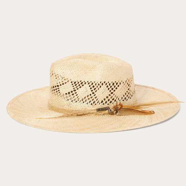 Stetson Chorus Straw Flat Brim Hat
