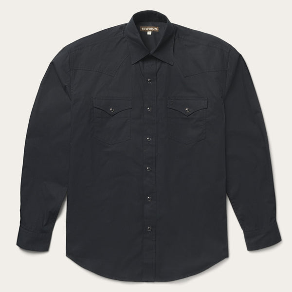 stetson Classic Western Shirt in Black