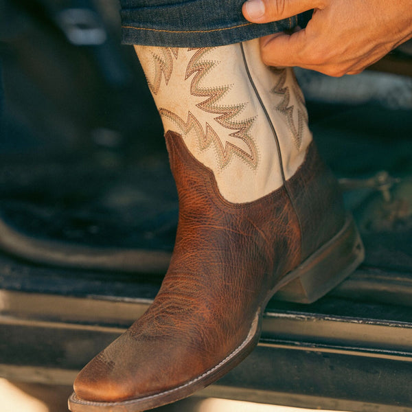 Stetson Cole Bison Boots