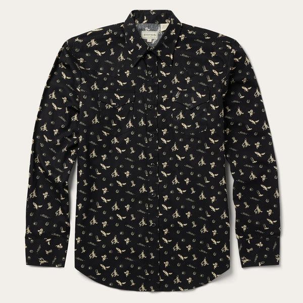 stetson Conversation Print Western Shirt