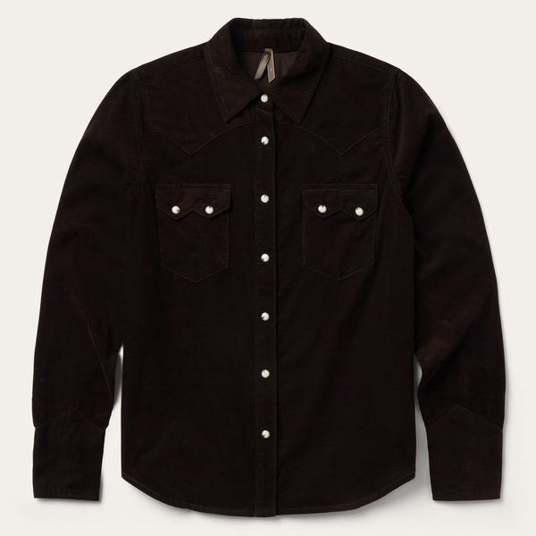 stetson Corduroy Denim Western Shirt