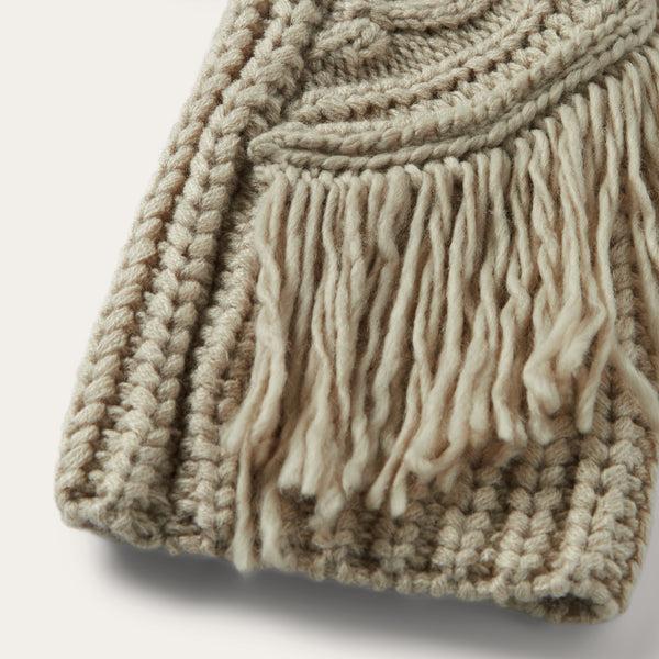 Stetson Cream Fringed Cardigan