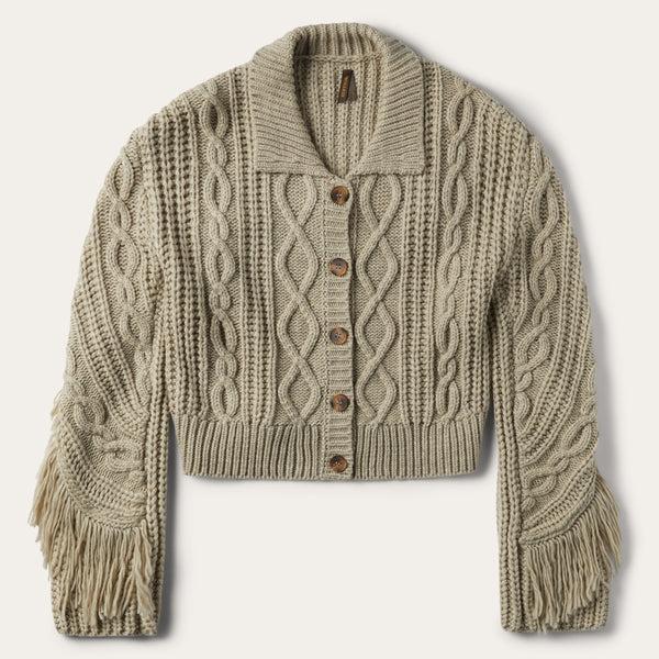 stetson Cream Fringed Cardigan