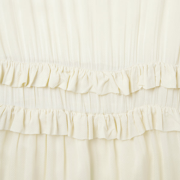 Stetson Cream Herringbone Dress