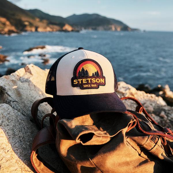 Stetson Cream Sunset Trucker Cap
