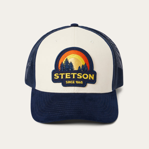 stetson Cream Sunset Trucker Cap