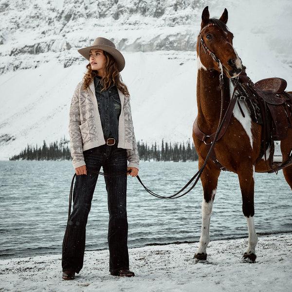 Stetson Cropped Shawl Collar Cardigan