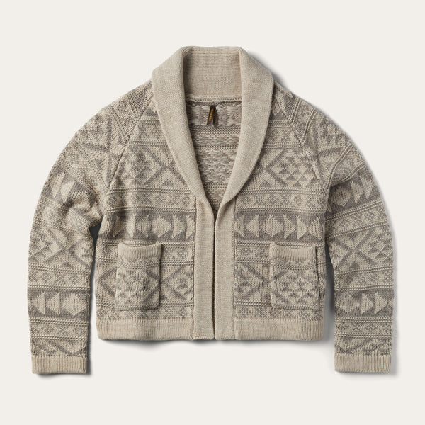 stetson Cropped Shawl Collar Cardigan