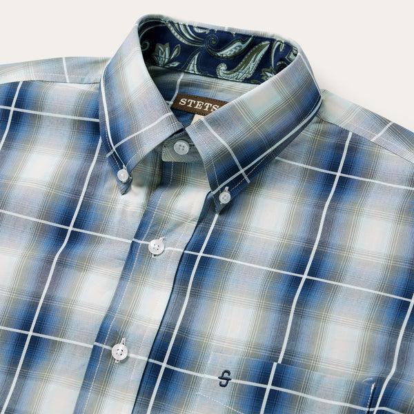 Stetson Crystal Plaid Button Down Shirt
