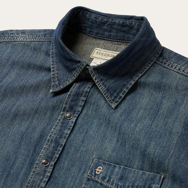 Stetson Dark Denim Western Shirt