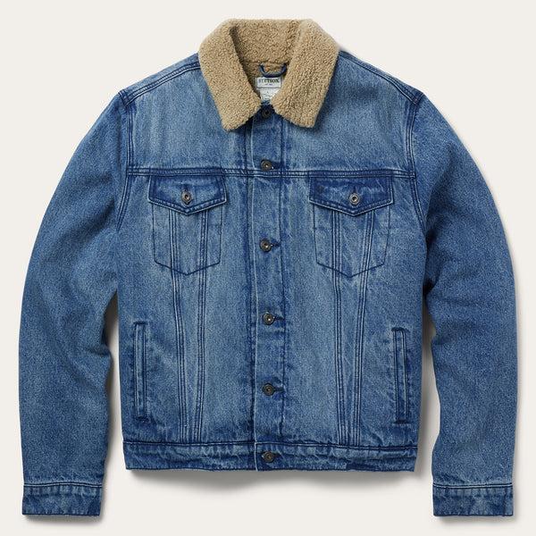 stetson Denim Sherpa Jacket