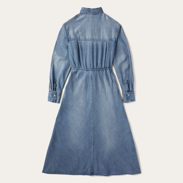 Stetson Denim Tie-Front Dress