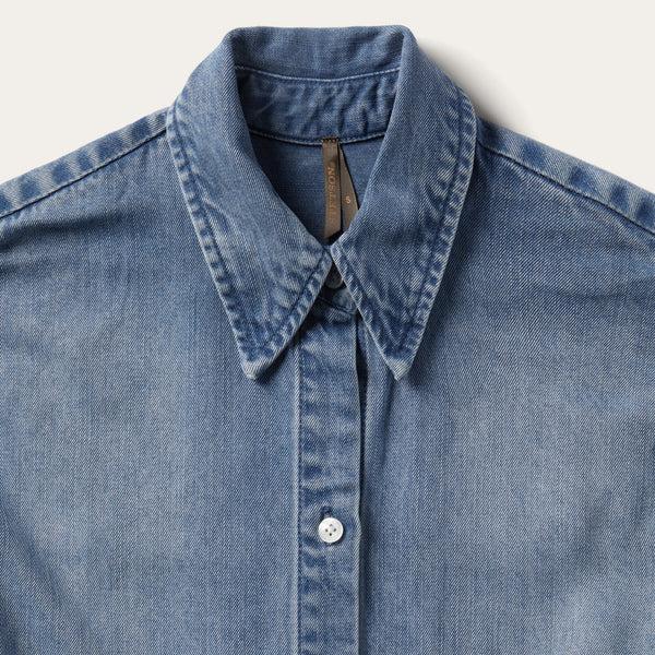 Stetson Denim Tie-Front Dress