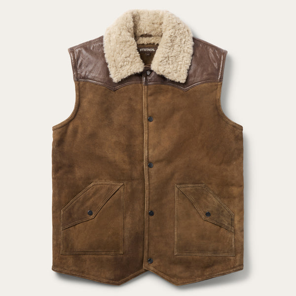 stetson Distressed Suede Vest