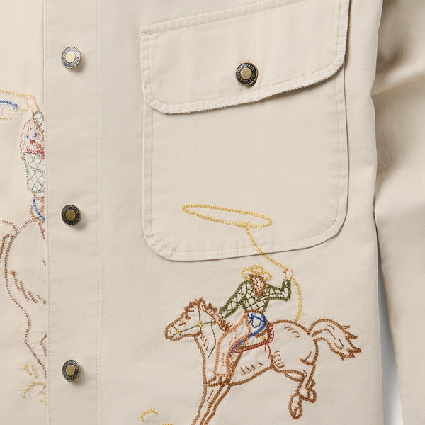 Stetson Embroidered Canvas Utility Jacket