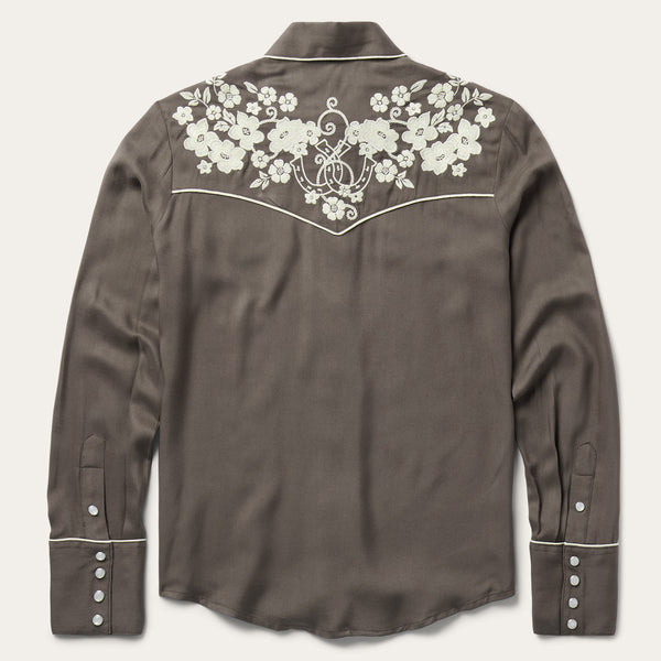 Stetson Embroidered Retro Western Blouse