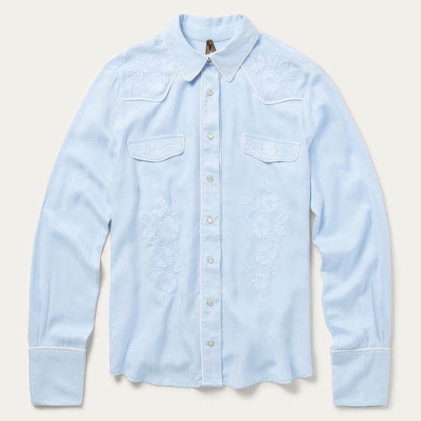 stetson Embroidered Retro Western Shirt